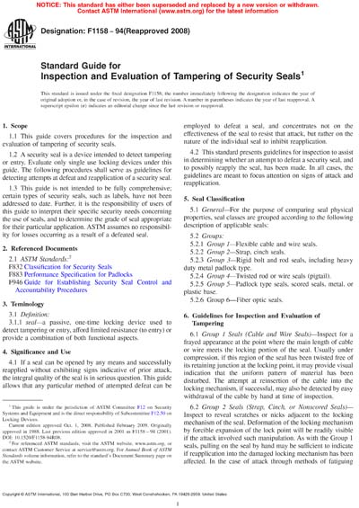 Standards PDF Cover Page