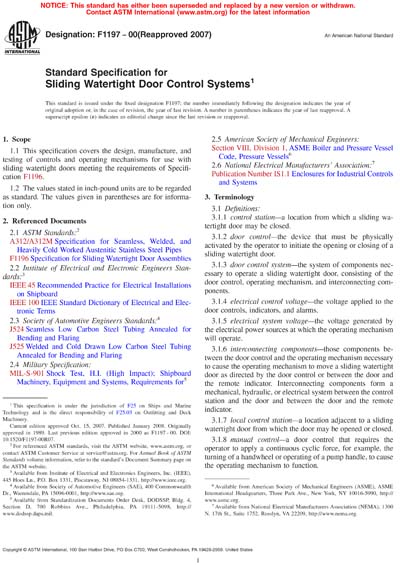 Standards PDF Cover Page