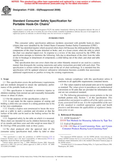 Standards PDF Cover Page