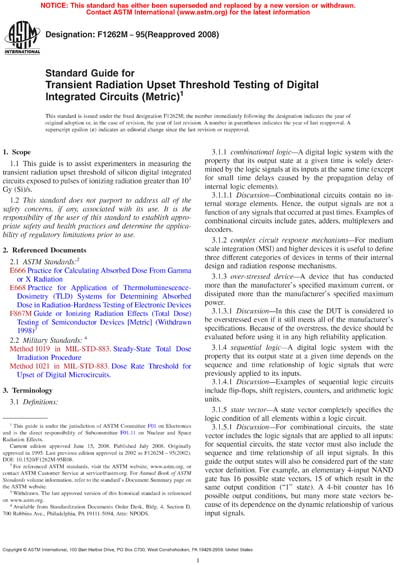 Standards PDF Cover Page