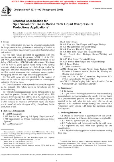 Standards PDF Cover Page