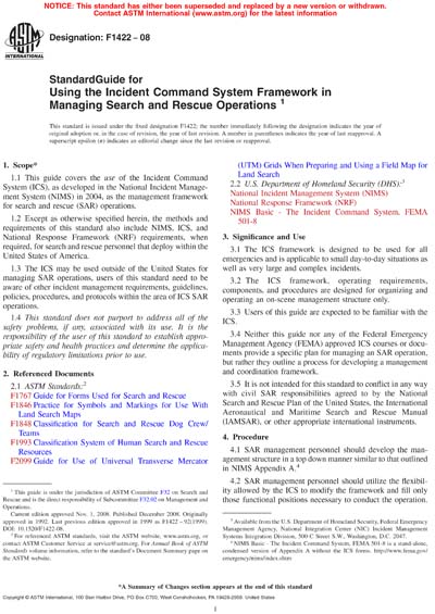 Standards PDF Cover Page