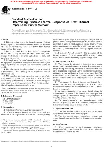 Standards PDF Cover Page