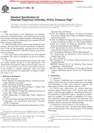 Standards PDF Cover Page