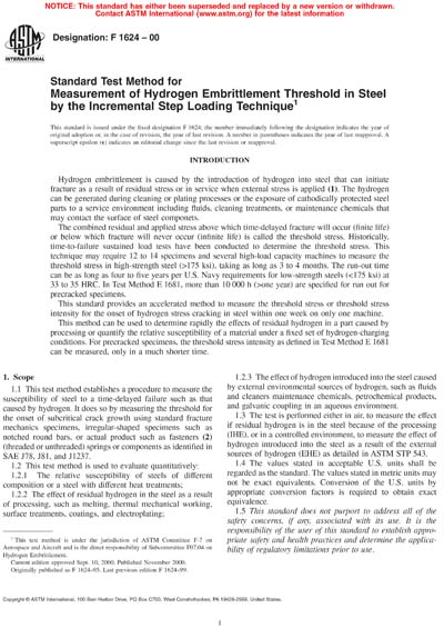 Standards PDF Cover Page