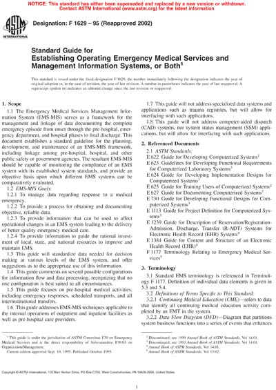 Standards PDF Cover Page