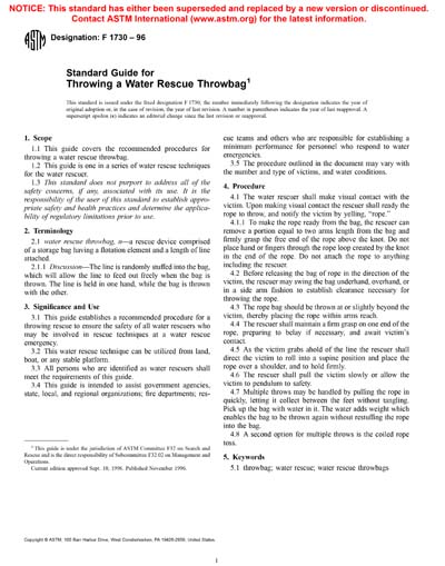 Standards PDF Cover Page