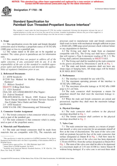 Standards PDF Cover Page