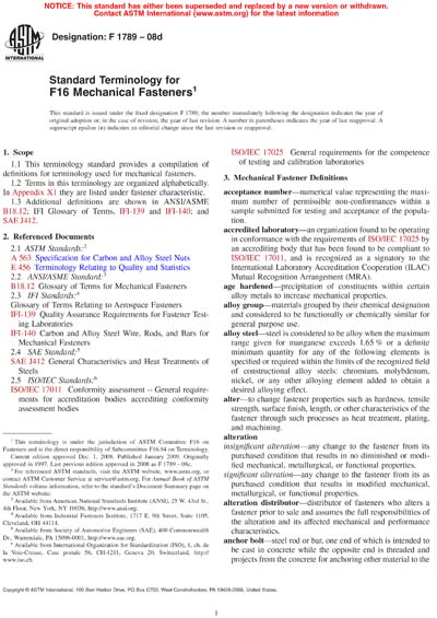 Standards PDF Cover Page