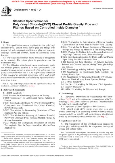 Standards PDF Cover Page