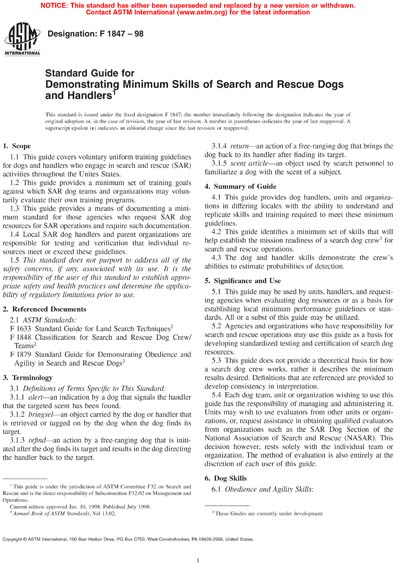 Standards PDF Cover Page
