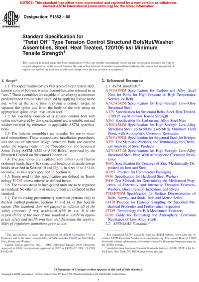 Standards PDF Cover Page