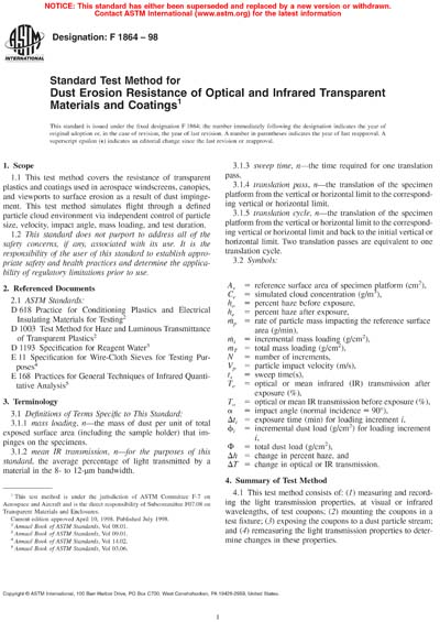 Standards PDF Cover Page