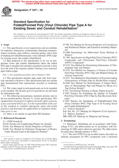 Standards PDF Cover Page