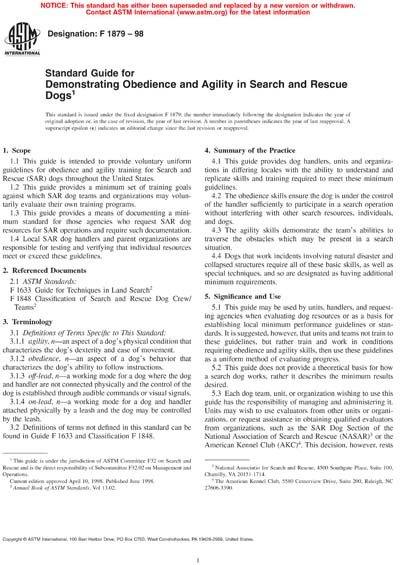 Standards PDF Cover Page