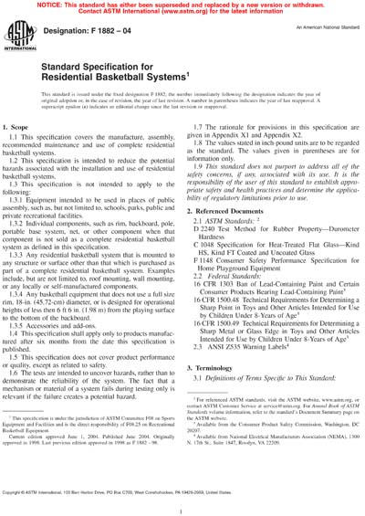 Standards PDF Cover Page