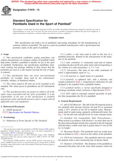Standards PDF Cover Page