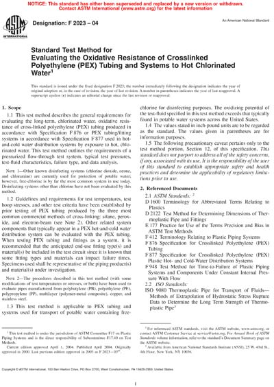 Standards PDF Cover Page