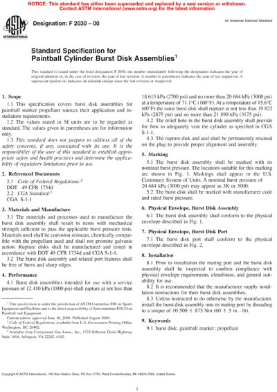 Standards PDF Cover Page