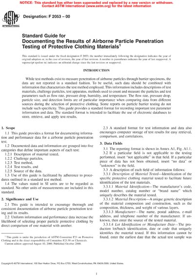 Standards PDF Cover Page