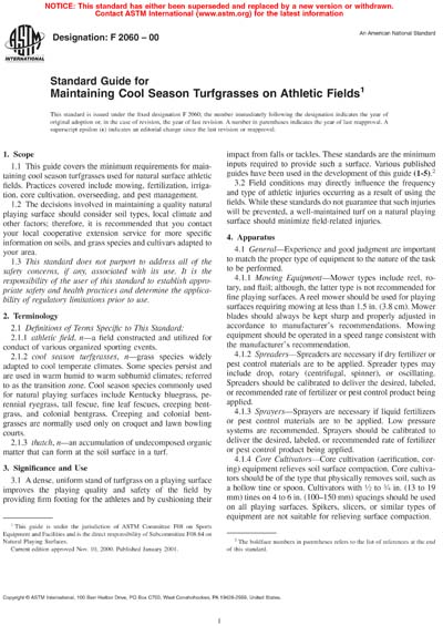 Standards PDF Cover Page