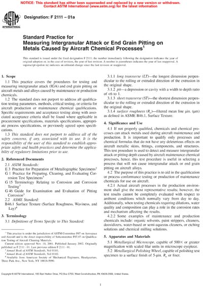 Standards PDF Cover Page