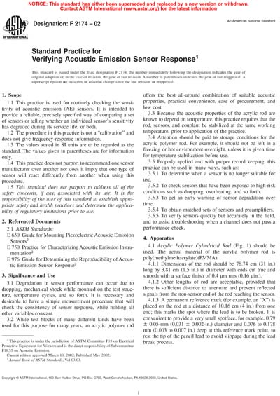 Standards PDF Cover Page