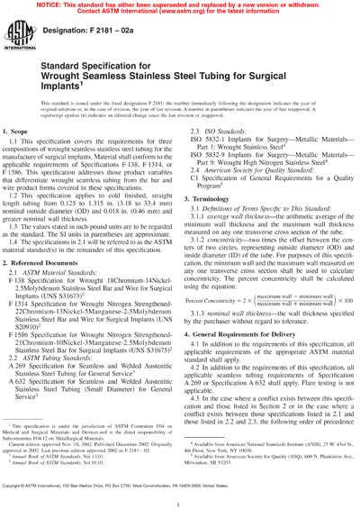 Standards PDF Cover Page