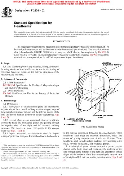 Standards PDF Cover Page