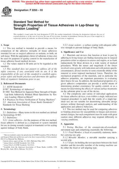 Standards PDF Cover Page