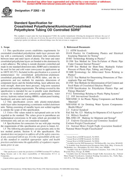 Standards PDF Cover Page