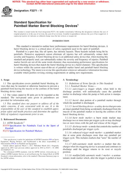 Standards PDF Cover Page