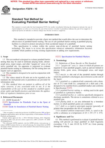 Standards PDF Cover Page