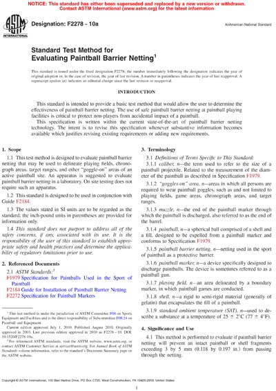 Standards PDF Cover Page