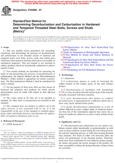 Standards PDF Cover Page