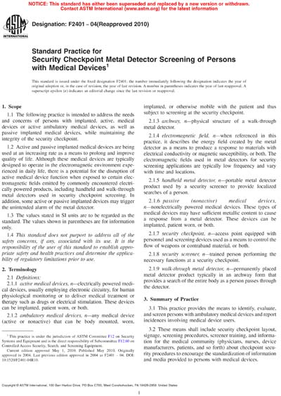 Standards PDF Cover Page