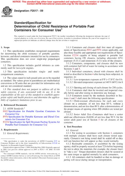 Standards PDF Cover Page
