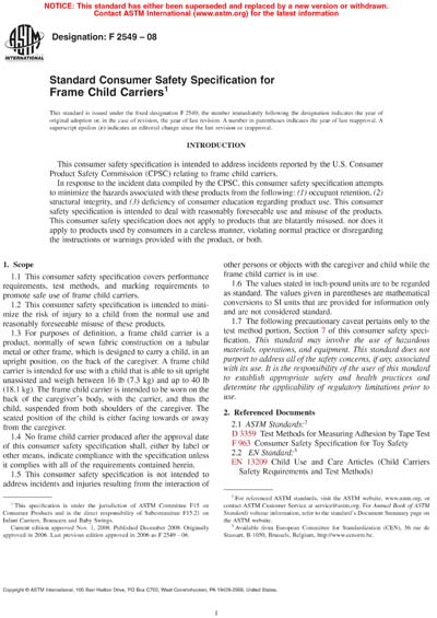 Standards PDF Cover Page