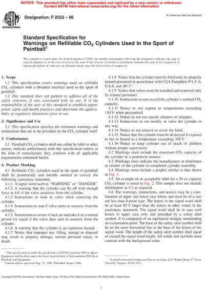 Standards PDF Cover Page
