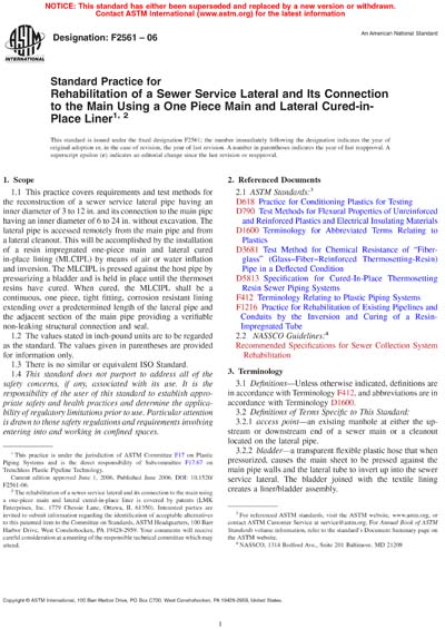 Standards PDF Cover Page