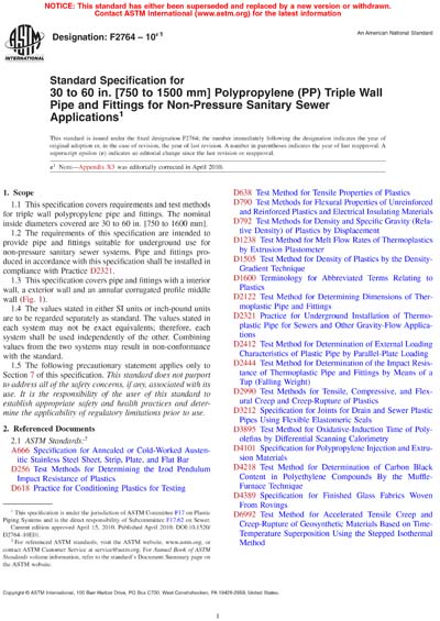 Standards PDF Cover Page
