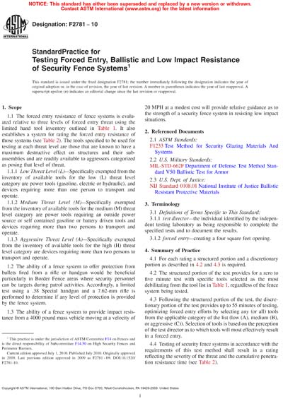 Standards PDF Cover Page