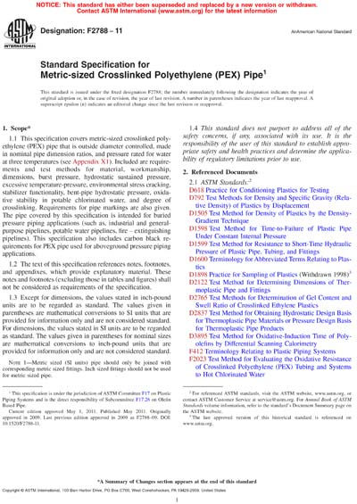 Standards PDF Cover Page