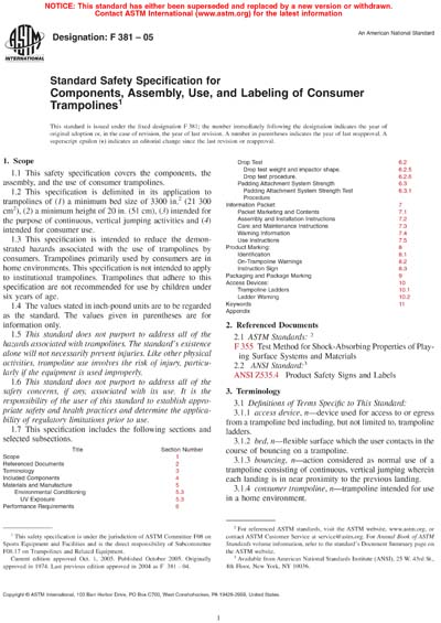 Standards PDF Cover Page