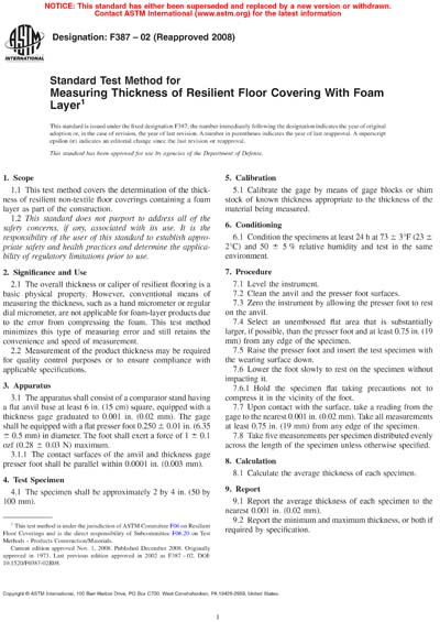 Standards PDF Cover Page