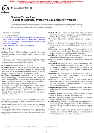 Standards PDF Cover Page