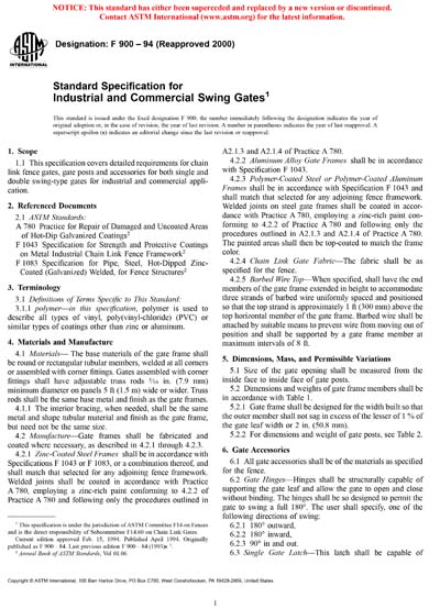 Standards PDF Cover Page