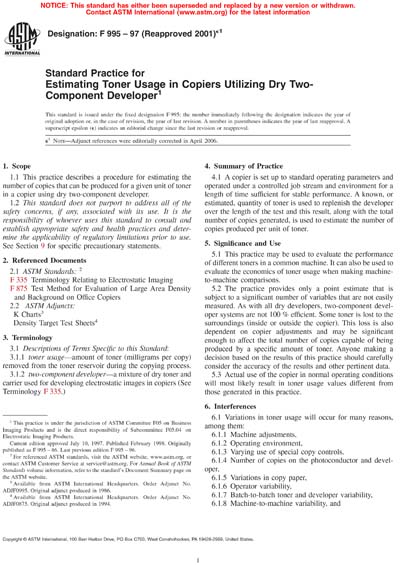 Standards PDF Cover Page