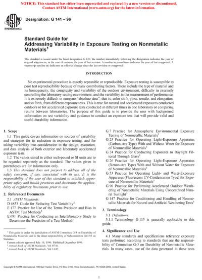 Standards PDF Cover Page