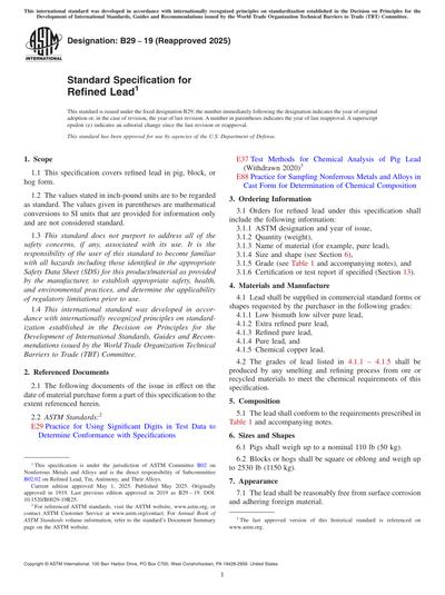 Standards PDF Cover Page